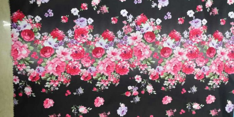 150cm printed floral single