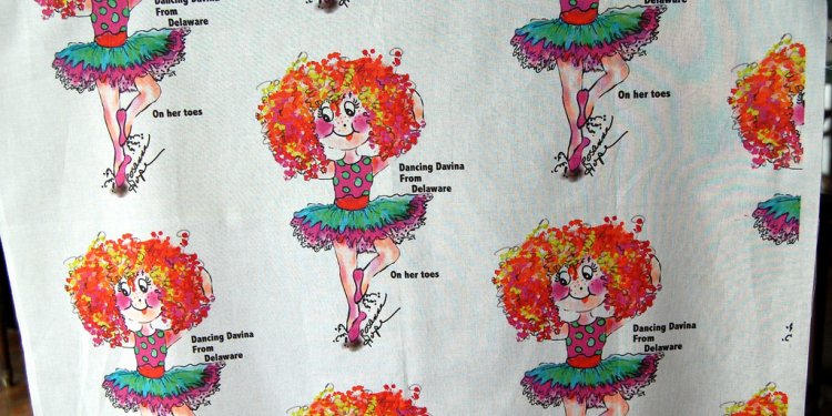 Dancing Sophia Personlized Fabric by Rosanna Hope for Babybonbons