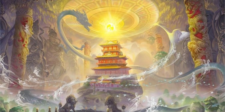 Fantasy dragon asian oriental