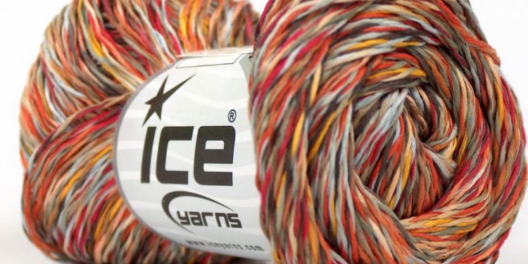 Ice Degas Cotton, Red, Brown, Blue, Orange, Yellow