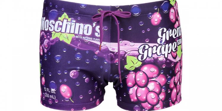 Moschino Grape Printed Lycra