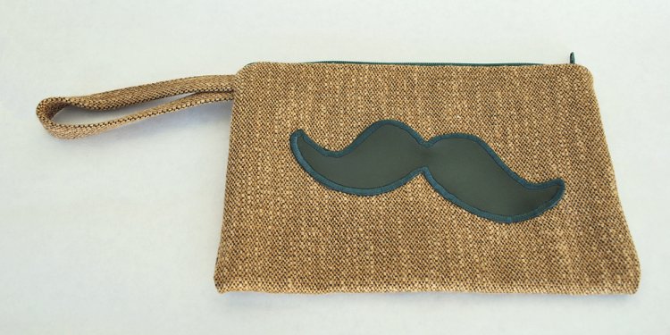 Mustache Clutch