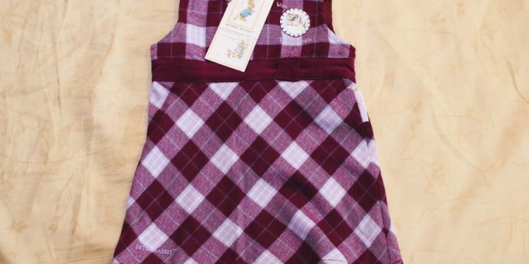 Peter Rabbit Checkered Dress @ $24