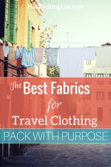 best fabrics for travel clothing