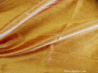 copper silk dupioni fabric