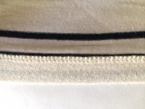 Coverstitch on knit fabric