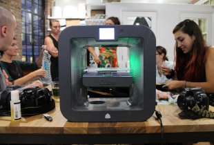 cube 3D printer 3D prints 3D systems fabricate line of textiles