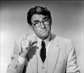 Greg peck as atticus finch in a seersucker suit