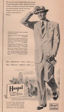 haspel seersucker suit ad haspel seersucker suit ad
