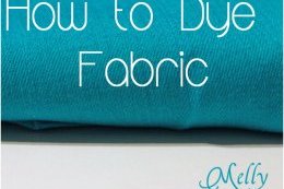 How to dye fabric