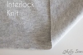 Interlock Knit - Types of Knit Fabric - An overview of knit fabrics - http://mellysews.com