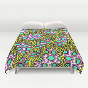 Kristi O'Meara's Radioactive Duvet Cover