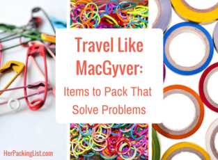 MacGyver travel - items to pack that solve problems