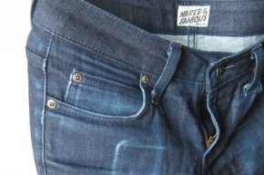 Naked & Famous Cashmere Stretch Denim, 81% Cotton 16% Cashmere 3% Elastane