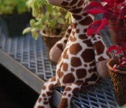 Plush giraffe