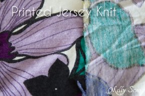 Printed Jersey Knit - Types of Knit Fabric - An overview of knit fabrics - 