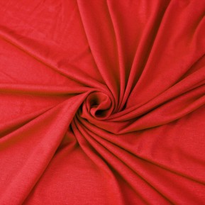 Red Scarlet Viscose Spandex Fabric