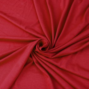 Red Viscose Spandex Fabric