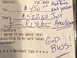 Rosalynd Harris, a waitress and professional dancer,  was left a $450 tip by Trump supporters at Busboys and Poets
