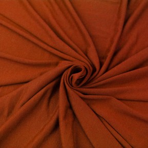Rust Viscose Spandex Fabric