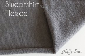 Sweatshirt Fleece - Types of Knit Fabric - An overview of knit fabrics - http://mellysews.com