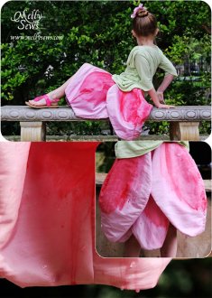 Taffeta Tulip Skirt by Melly Sews