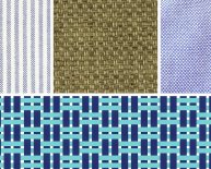 Examples of Twill weave Fabrics