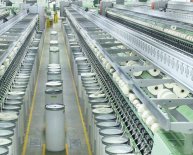 Textile yarn manufacturing process