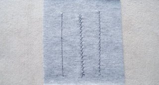 Use a stretch stitch when working with jersey | Indiesew.com