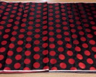 Black Brocade Fabric