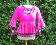Viscose wrinkle